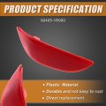 Rear Left Bumper Reflector Light Cover For Hyundai Accent 2012-2017 92405-1r000 Red