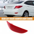 Rear Left Bumper Reflector Light Cover For Hyundai Accent 2012-2017 92405-1r000 Red