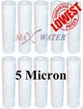 10 Pack Reverse Osmosis Ro Whole House Systems Pp Sediment 5 Micron Water Filter 