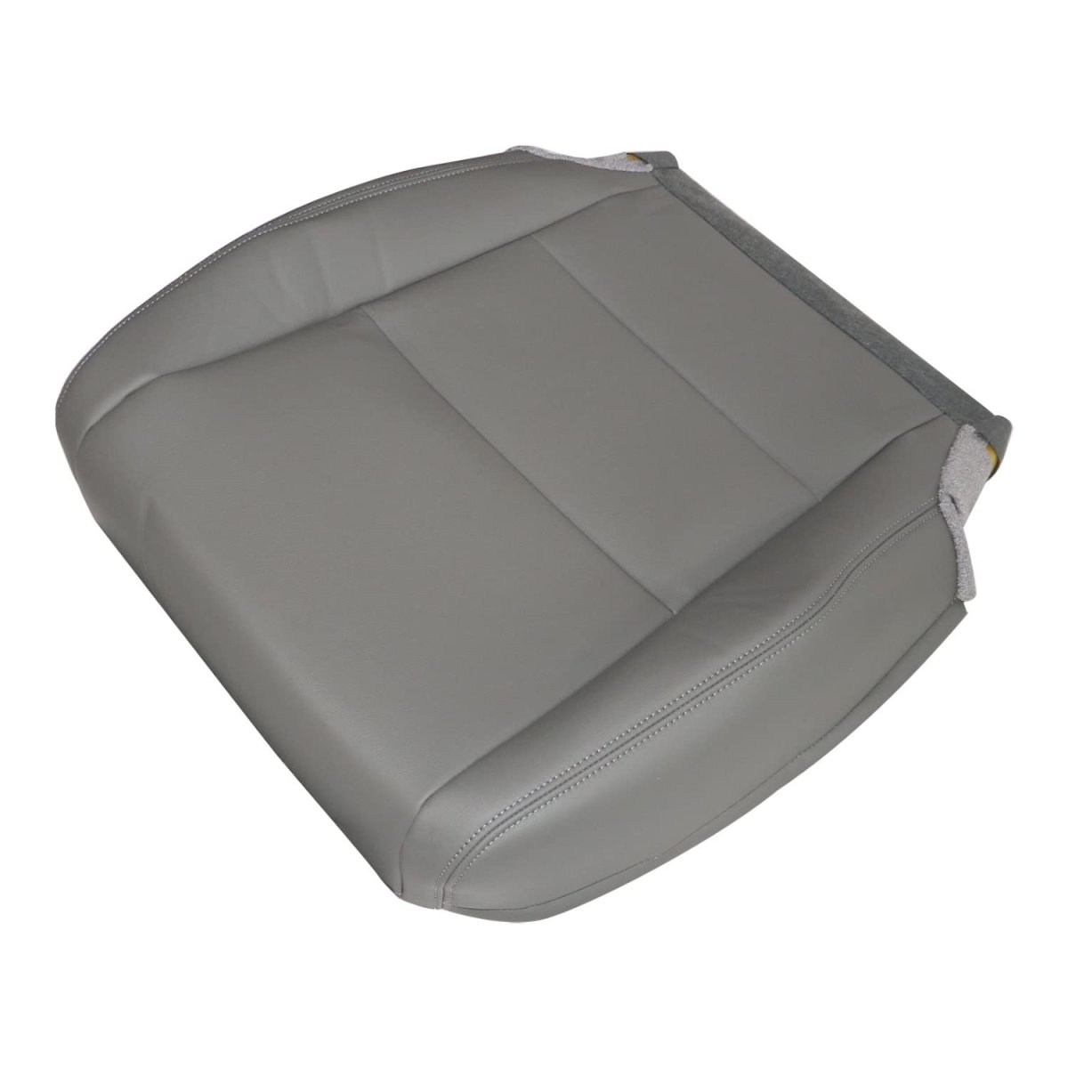 Passenger Side Bottom Seat Cover Replacement Gray Leather For Honda Accord 2008 2009 2010 2011 2012 Custom Fit Automotive Pvc