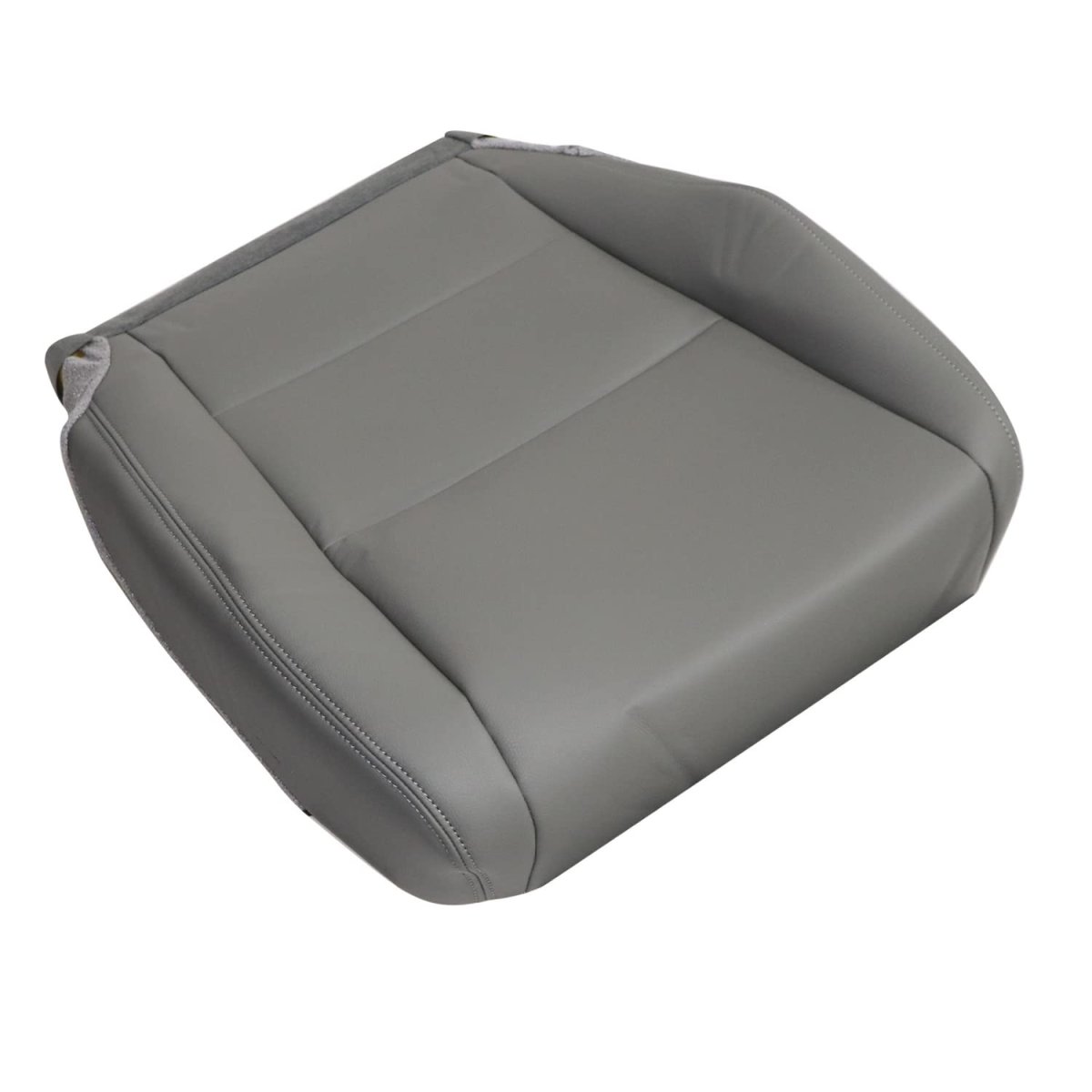 Passenger Side Bottom Seat Cover Replacement Gray Leather For Honda Accord 2008 2009 2010 2011 2012 Custom Fit Automotive Pvc