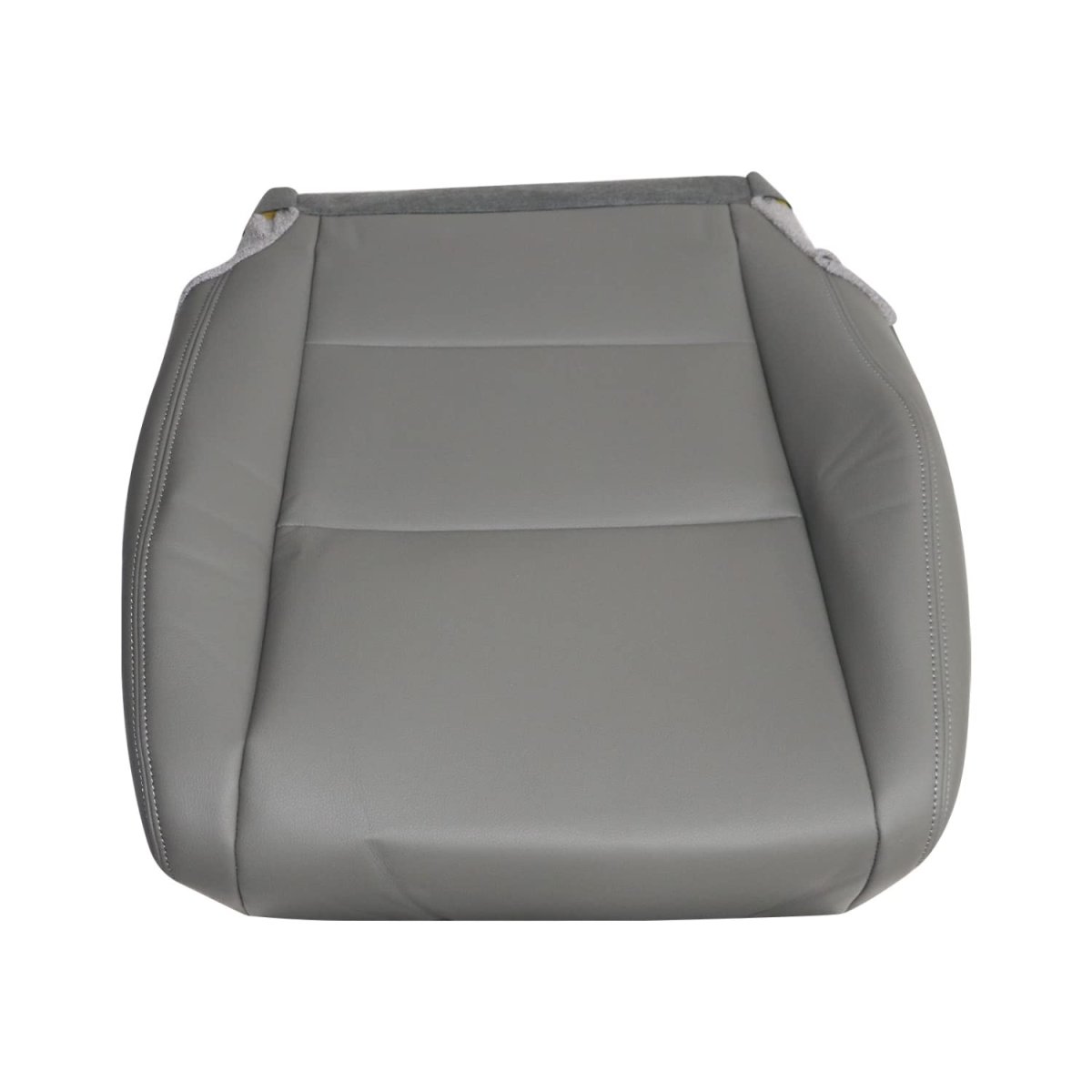 Passenger Side Bottom Seat Cover Replacement Gray Leather For Honda Accord 2008 2009 2010 2011 2012 Custom Fit Automotive Pvc