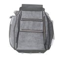 Passenger Side Bottom Seat Cover Replacement Gray Leather For Honda Accord 2008 2009 2010 2011 2012 Custom Fit Automotive Pvc