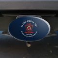 Alpha Omega Phi Sorority Primary Logo Oval Tow Hitch Cover Trailer Plug Insert 2