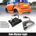 X Autohaux 1 Pair Car Markers Accessories Sequential Side Marker Lights Turn Signal Light Assembly 4519067700c40a For Smart