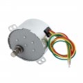 New Lon0167 Ac 220v 50hz 6w 5rpm 7mm Shaft Synchronized Reduction Gear Motor W Capacitor Wechselstrom Welle Synchronisiertes