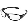 Jackson Safety V40 Hellraiser Glasses 20539 Clear Lens With Black Frame 12 Pairs Case 