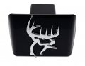 Elektroplate Officially Licensed Buck Commander All Metal Black Hitch Cover For Trucks And Suvs Fits Standard 2 Trailer