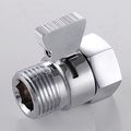 Shower Shut Off Valve G1 2 In Brass With Handle Lever Water Flow Control Regulator Polished Chrome K1140b3-ch-kes 