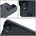 Non Sport Design Package Factory Style Front License Plate Mounting Bracket Compatible With Macan Base S 15-18 Matte Black