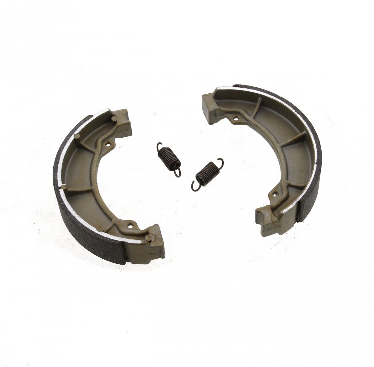 Front Brake Shoes For 1985 1986 1987 Honda 250 Atc250sx Semi Metallic Compound Drum Brakes