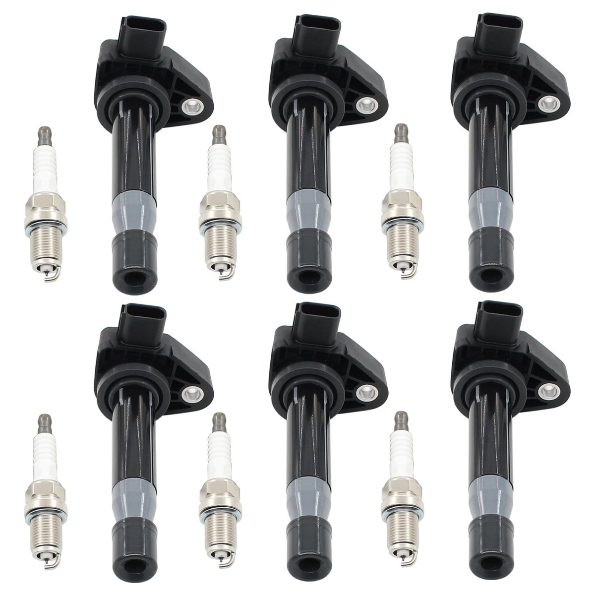 Ignition Coil And Spark Plug Set 30520-rja-a01 For Honda Accord 2000-2007 Odyssey 1999-2010 Acura Rl 2005-2011 Tl 1999-2008 Cl