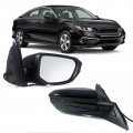 Right Passenger Side Door Mirror For 2016 2017 2018 2019 2020 2021 Honda Civic Lx Se Sport Power Adjust Manual Fold Non Heat 