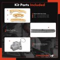 A-premium Engine Timing Chain Kit W Tensioner Guide Fit Dohc 4cyl 2 0 4l Compatible With Chevy Pontiac Saab Saturn Buick