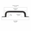 Iron Valley 6 Square Cabinet Handle Pull Solid Cast A 25