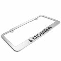 Ipick Image For Ford Mustang Cobra Speed-line Mirror Chrome Metal License Plate Frame