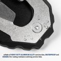 Lorababer Motorcycle Kickstand Pad Extender Plate Aluminum Foot Side Stand Enlarger Extension Support Compatible With T Riumph