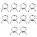 Double Wire Spring Hose Clamp 50pcs 304 Stainless Steel 7mm Inner Dia Fit 7 8mm-8 2mm Od Fuel Line Silicone Tube Clips 