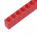 Uxcell 6pcs 10 Holes Screwdriver Bit Holder 7 2mm Dia Plastic Hex Shank Storage Case Red