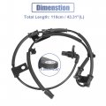 Uxcell Front Right Abs Wheel Speed Sensor No 95670-2e300 For Hyundai Tucson 2005-2009