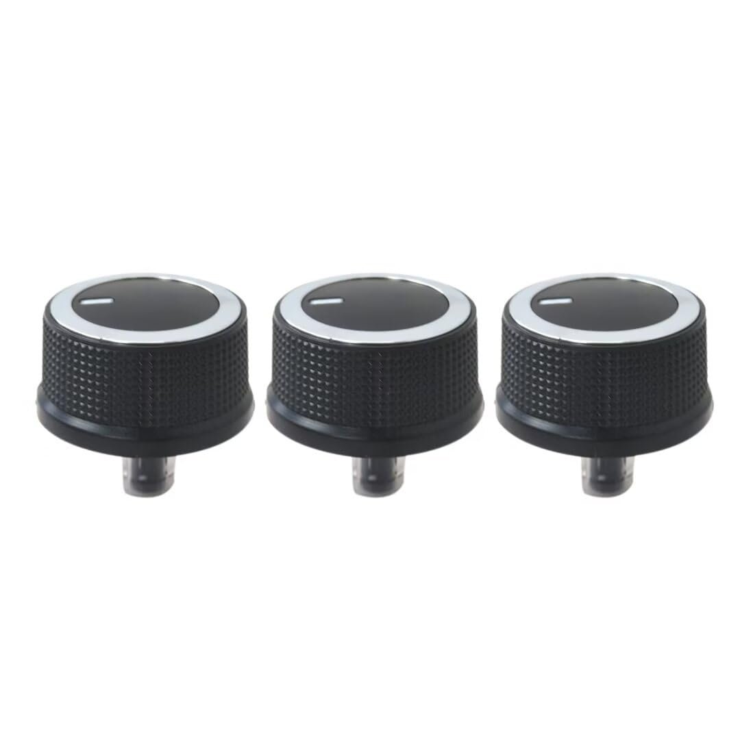 3pcs A C Heater Temp Control Knob Replacement Fit For G M C Savana 2500 Base Standard Cargo Van 4-door 2 8l 171cu In L4 Diesel