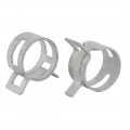 Uxcell 10 Pcs 18mm Spring Band Type Action Fuel Hose Pipe Low Pressure Air Clip Clamp