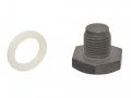 1956-1968 Corvette Oil Drain Plug Correct Large Head W Gasket