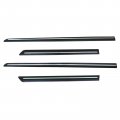 Secosautoparts Door Body Side Molding Trim-unpainted Compatible With Toyota Corolla 2009-2020