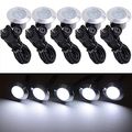 Yescom Set Of 5 Deck Light Decor Commercial Outdoor Yard Step Stair Lamp Cool White Garden Ip65 