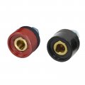 Riverweld Tig Welding Cable Panel Connector-plug Dkz10-25 200amp Dinse Quick Fitting 2pcs 