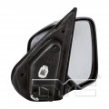 Honda Ridgeline 2006 2007 2008 2009 Door Mirror Passenger Side Power Non-heated Paint To Match Replacement For 76200-sjc-a11zj