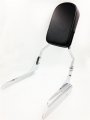 Hongk- Flame Backrest Sissy Bar Leather Pad Compatible With 1998-2007 Shadow Vlx 600 Vt600c B01c0sr2nc