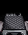 Center Console Cover For 2015-2020 F150 2017-2022 F250 F350 Armrest Cushion Scratch-resistant Leather Protector Pad Black 