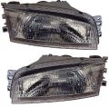 Evan Fischer Driver And Passenger Side Headlight Set Of 2 For 1997-2001 Mitsubishi Mirage Sedan Mi2502114 Mi2503114 