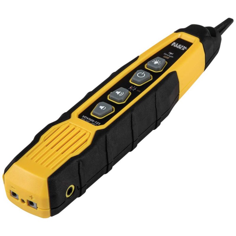 Klein Tools Vdv500-123 Cable Tracer Probe-pro Tracing Probe With Replaceable Non-metallic Conductive Tip And A Light For Use In