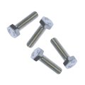 Cap Screws Steel Material Zinc Finish Silver Hex Head Drive Coarse Thread Class 8 Callout Size 4 Pieces 