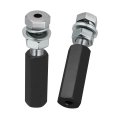 2pcs Quick Release Flag Pole Holder Black Hold 1 4 Poles For All Atv Utv Motorcycle Dirt Bike Year 
