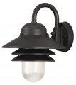 Solus S75vc-le26c-bk Nautical Wall Mount Light With 4000k Energy Star Led Lamp Durable Clear Prismatic Acrylic Lens Fade Rust 