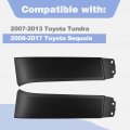 1 Pair Headlight Filler Trim Panels Fits For 2007-2013 Toyota Tundra 2008-2017 Sequoia Front Bumper Grille Left Right Oe
