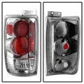 Acanii For 1997-2002 Ford Expedition Chrome Rear Tail Lights Brake Lamps Replacement Driver Passenger Side