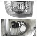 Acanii For 1997-2002 Ford Expedition Chrome Rear Tail Lights Brake Lamps Replacement Driver Passenger Side