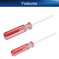 Auniwaig Y Tip Screwdriver Magnetic Spanner 45 Carbon Steel Tri-wing Set 3mm 4mm Dia Repairing Tool A For Hand-making