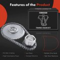 A-premium Engine Timing Chain Kit W Sprocket Fits Ohv 8cyl Compatible With Chevrolet Gmc Pontiac Cadillac Gm Vehicles Fits