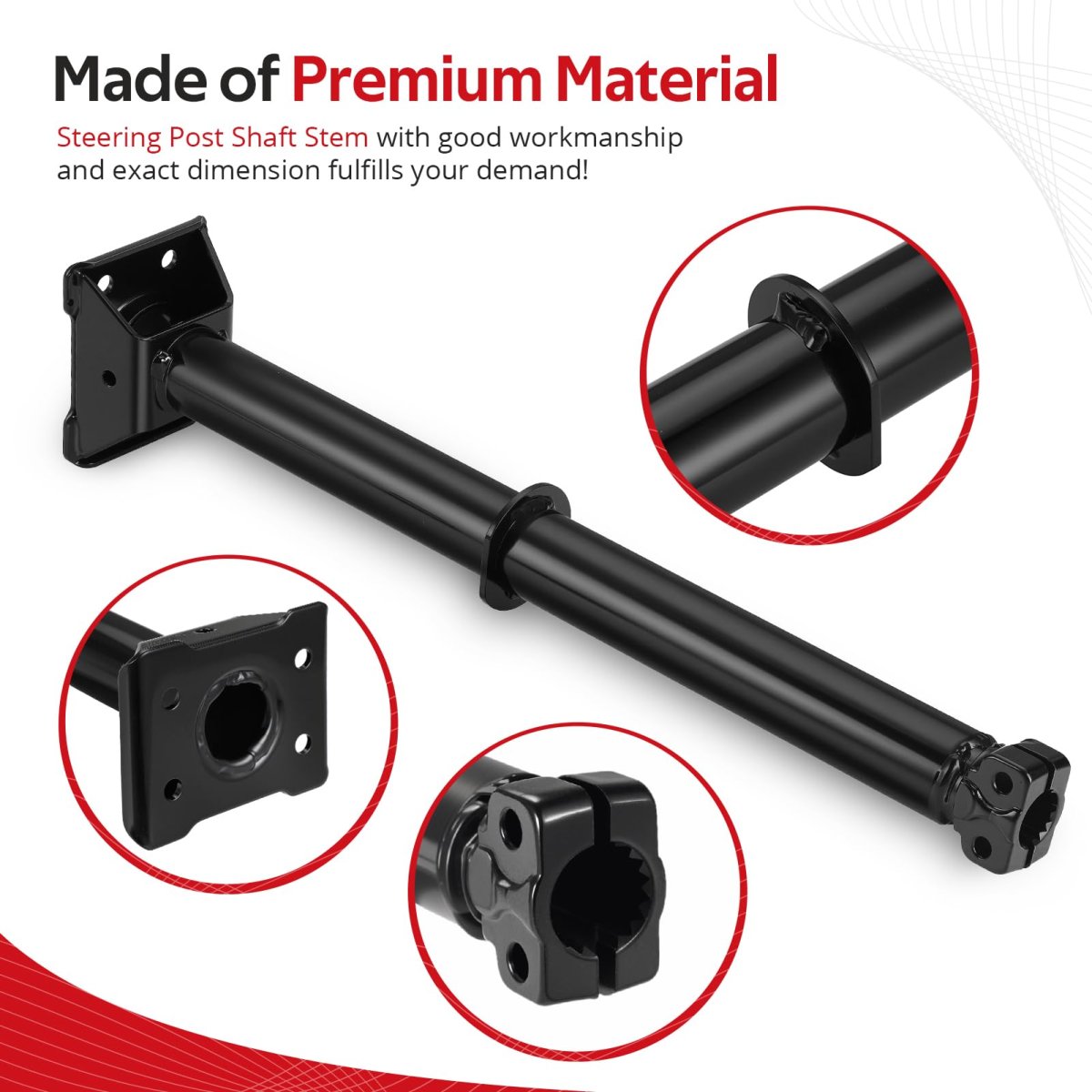Steering Post Shaft Stem For Polaris Sportsman Scrambler 550 850 1000 2009 2025 Part Number 329