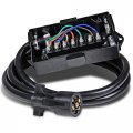 8ft 7 Way Trailer Plug Wiring Harness With Gang Junction Box Waterproof Pin Cord Cable Connection Universal Fit Accepspwr0087 
