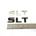 Yoaoo 2x Oem Slt Emblem Both Sides Nameplate Badges 3d Logo Replacement For Silverado Sierra 1500 Glossy Finish Chrome