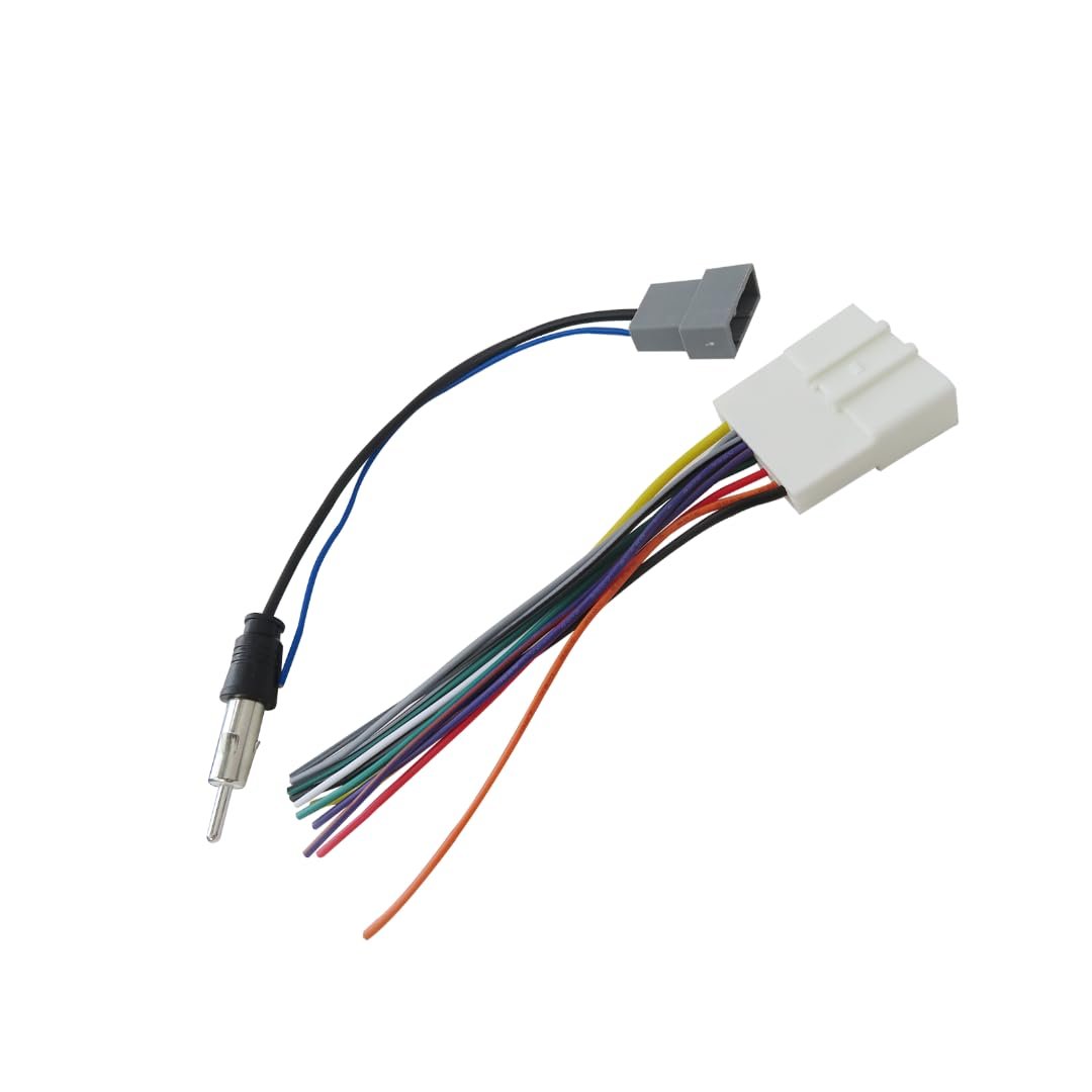 Car Stereo Wiring Harness Adapter Cd Radio Cable Plug Fit For Nissan Nv2500 Base Standard Cargo Van 3-door 4 0l 3954cc V6 Gas