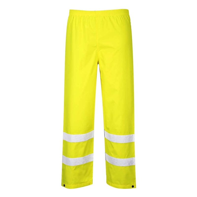Portwest S480 Hi-vis Windproof Waterproof Traffic Pants Yellow 4x-large