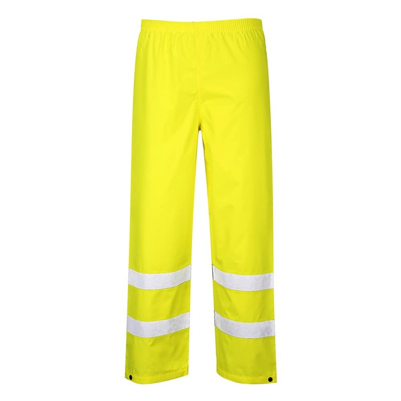 Portwest S480 Hi-vis Windproof Waterproof Traffic Pants Yellow 4x-large