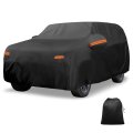 Car Cover Outdoor Waterproof Sun Rain Snow Hail Protection With Left Side Door Zipper 210d-pu For Lexus Tx 